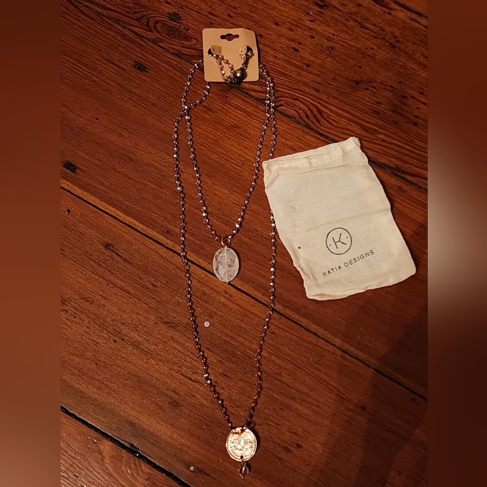 Katia Designs- Lotus Flower Necklace